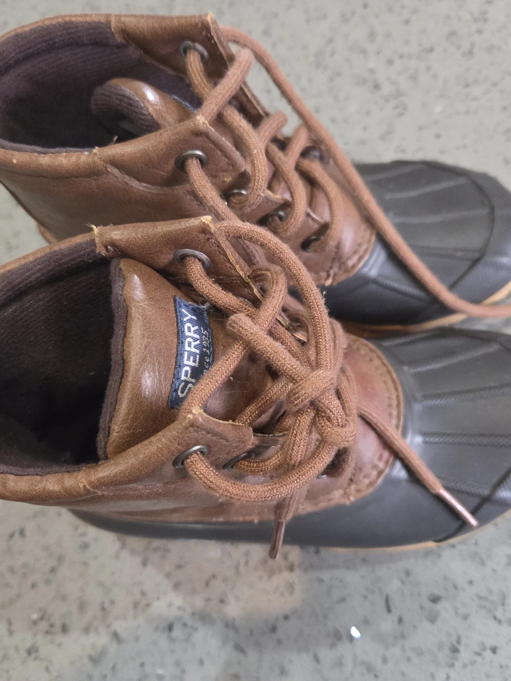 Sperry Kids Brown Duck Boots